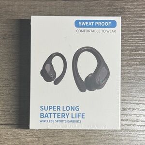 Wireless Sports Earbuds - Black NWOT